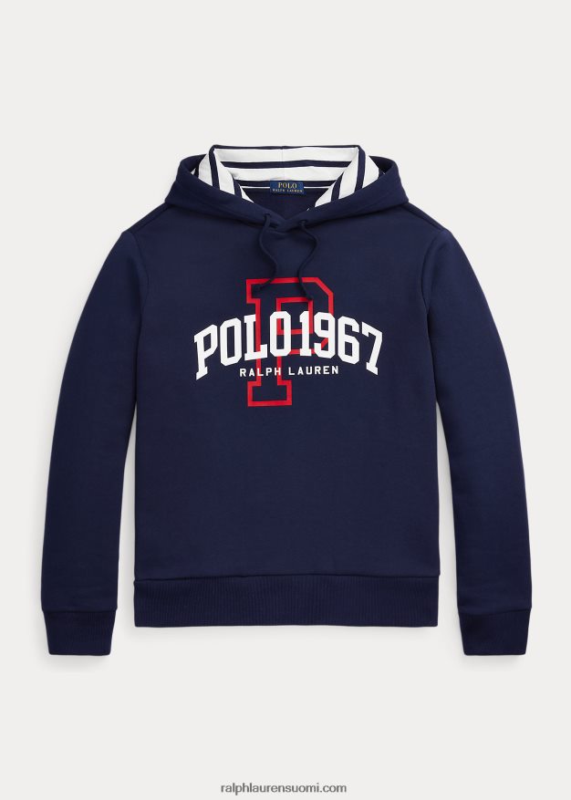 Ralph Lauren miehet logollinen fleecehuppari 0Z24ZR8590 risteilylaivasto