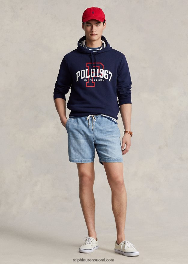 Ralph Lauren miehet logollinen fleecehuppari 0Z24ZR8590 risteilylaivasto