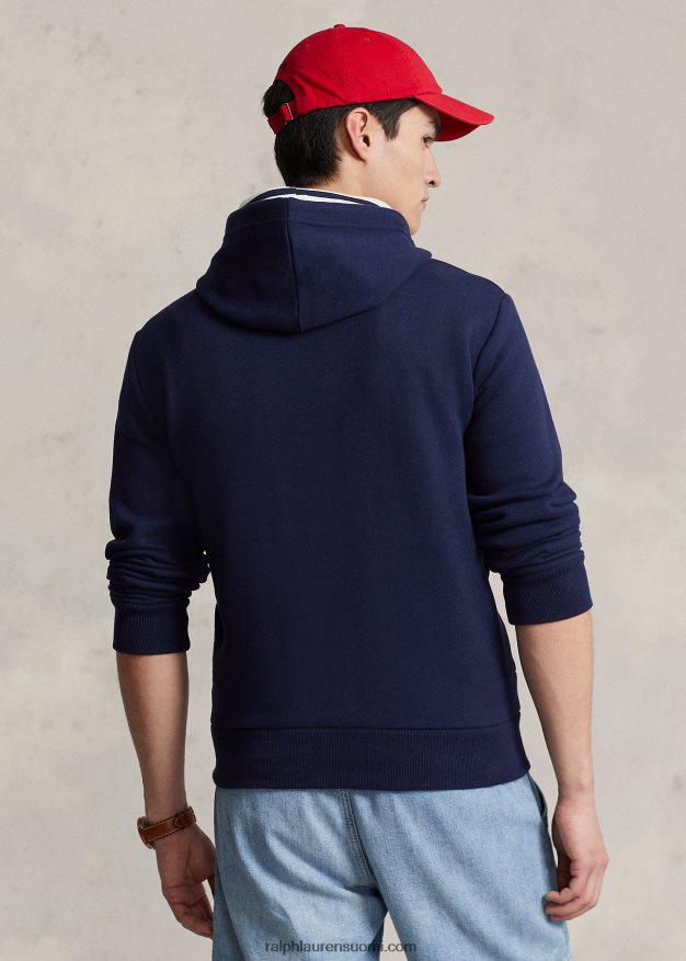 Ralph Lauren miehet logollinen fleecehuppari 0Z24ZR8590 risteilylaivasto