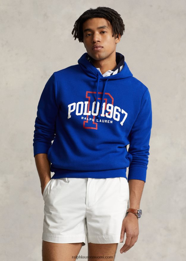 Ralph Lauren miehet logollinen fleecehuppari 0Z24ZR8591 safiiri tähti