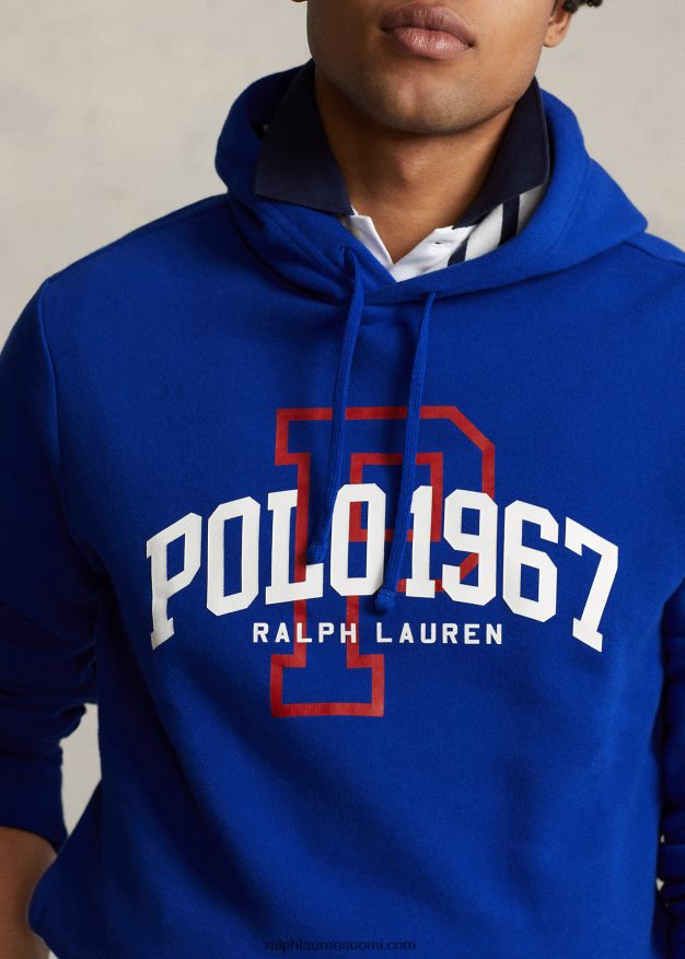 Ralph Lauren miehet logollinen fleecehuppari 0Z24ZR8591 safiiri tähti