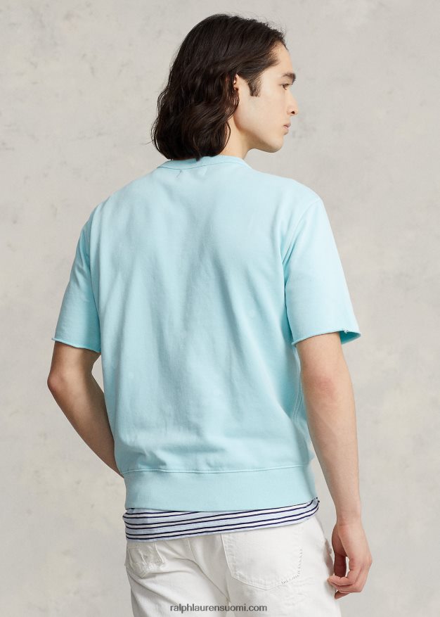 Ralph Lauren miehet marina lyhythihainen collegepaita 0Z24ZR1187 saari aqua