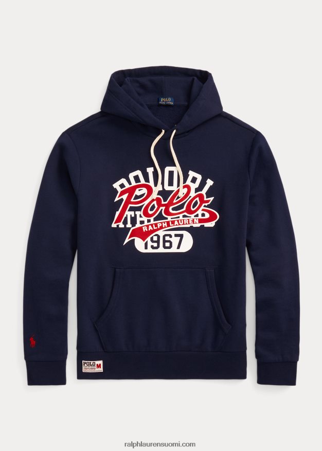Ralph Lauren miehet pinottu logollinen fleecehuppari 0Z24ZR871 risteilylaivasto
