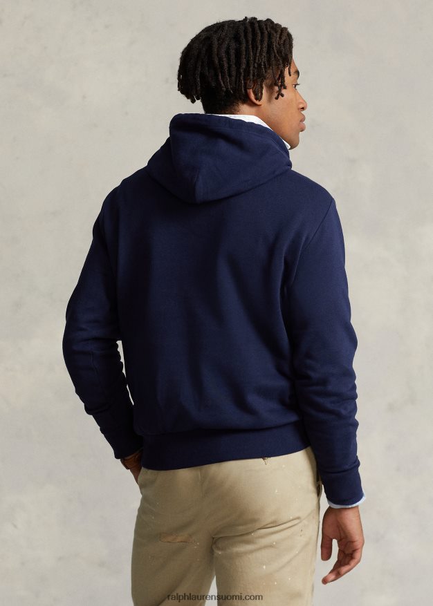 Ralph Lauren miehet pinottu logollinen fleecehuppari 0Z24ZR871 risteilylaivasto