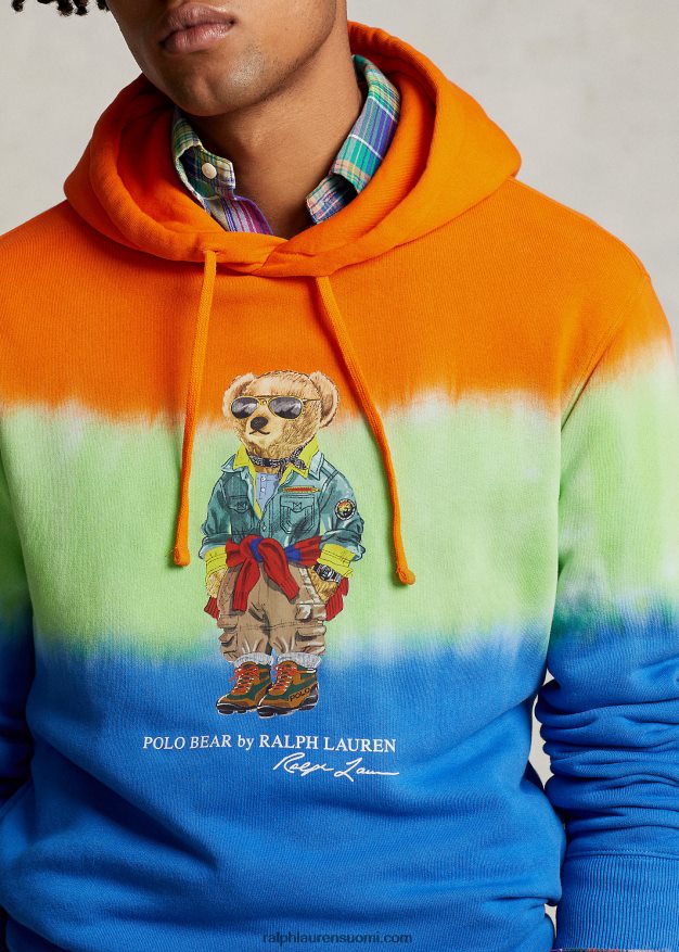 Ralph Lauren miehet polo bear solmittava fleecehuppari 0Z24ZR8605 safiiri