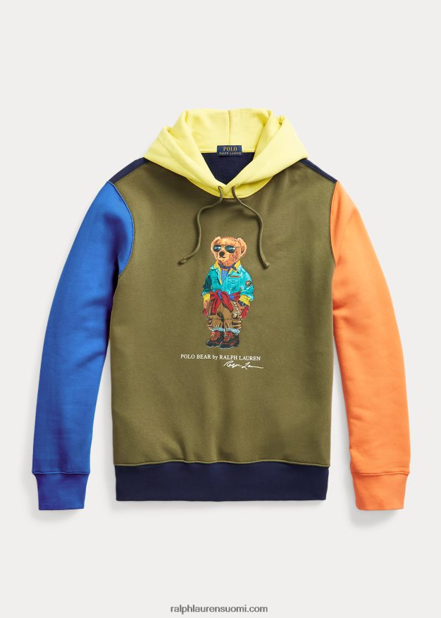 Ralph Lauren miehet polo bear -värinen fleecehuppari 0Z24ZR908 tumma salvia