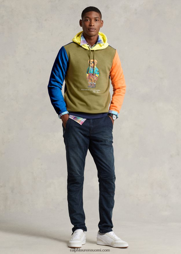 Ralph Lauren miehet polo bear -värinen fleecehuppari 0Z24ZR908 tumma salvia