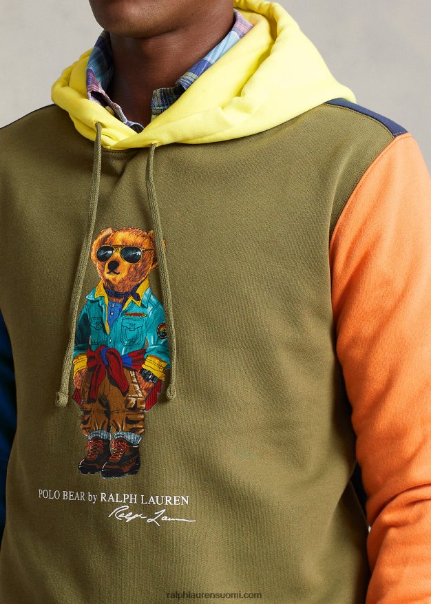 Ralph Lauren miehet polo bear -värinen fleecehuppari 0Z24ZR908 tumma salvia
