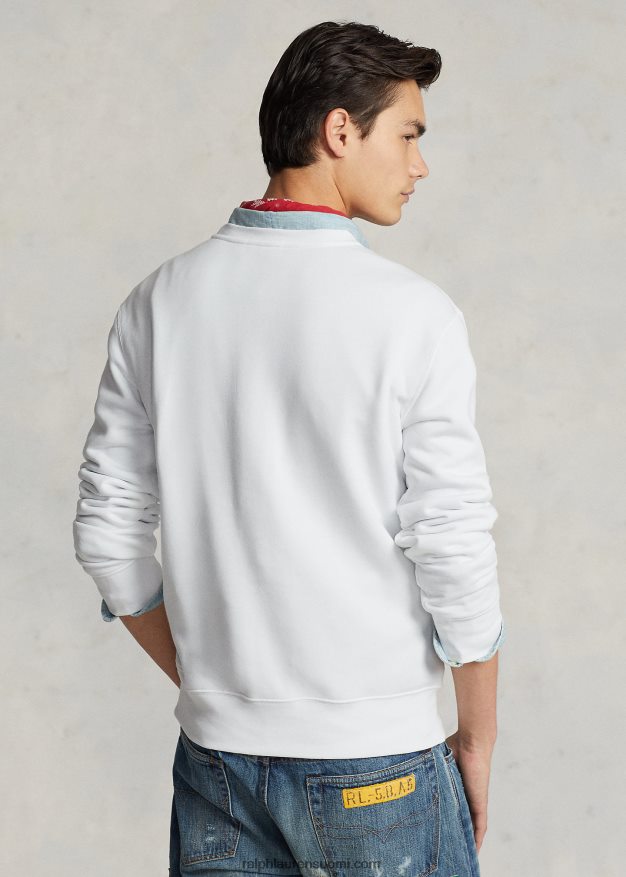 Ralph Lauren miehet poolo bear fleece paita 0Z24ZR1063 valkoinen