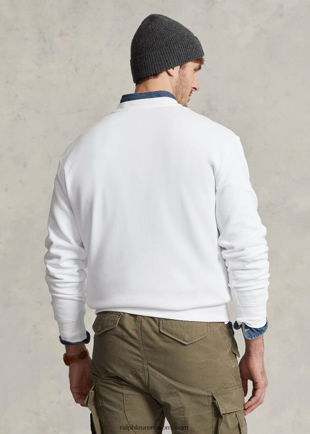 Ralph Lauren miehet poolo bear fleece paita 0Z24ZR1678 valkoinen