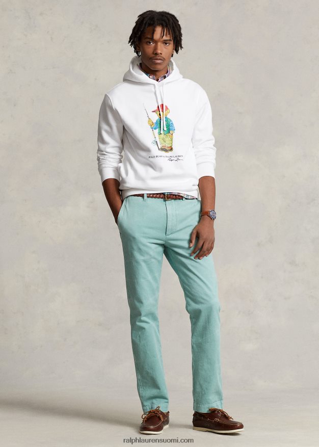 Ralph Lauren miehet poolokarhu fleecehuppari 0Z24ZR1107 valkoinen kalastuskarhu