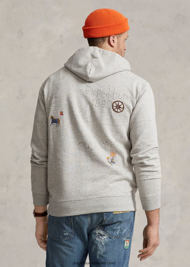 Ralph Lauren miehet poolokarhu fleecehuppari 0Z24ZR1361 brooklyn/tumma vintage