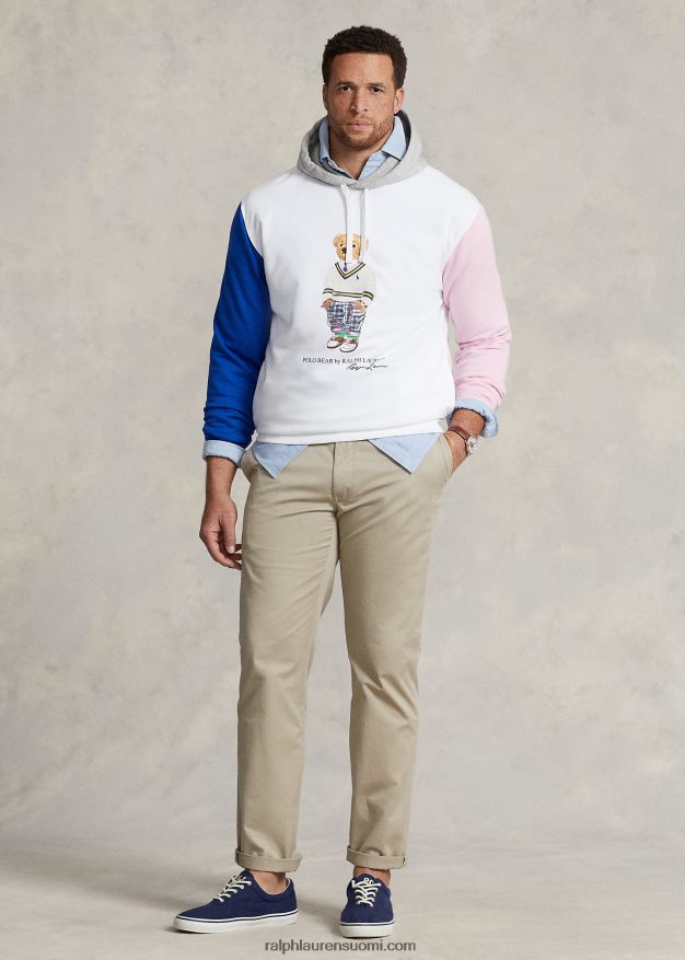 Ralph Lauren miehet poolokarhu fleecehuppari 0Z24ZR1646 valkoinen karhu