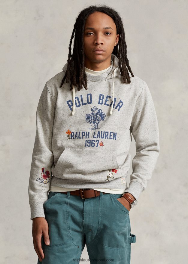 Ralph Lauren miehet poolokarhu fleecehuppari 0Z24ZR8484 brooklyn kanerva