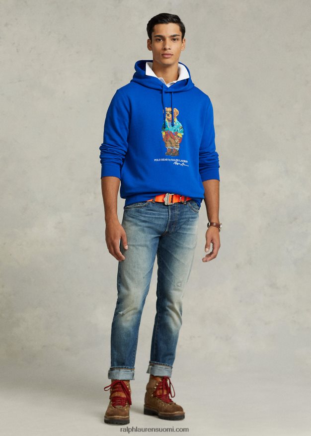 Ralph Lauren miehet poolokarhu fleecehuppari 0Z24ZR8623 safiiri tähti