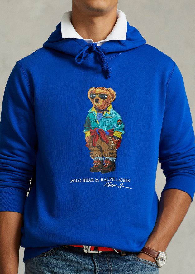 Ralph Lauren miehet poolokarhu fleecehuppari 0Z24ZR8623 safiiri tähti