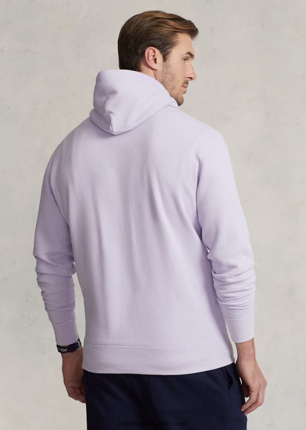 Ralph Lauren miehet rl fleece-huppari 0Z24ZR1574 kukka violetti