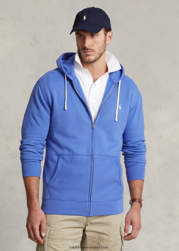 Ralph Lauren miehet rl-fleece-täysvetoketjuhuppari 0Z24ZR1657 neitokivi sininen