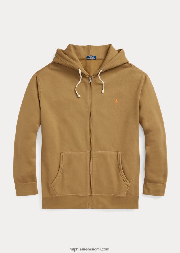Ralph Lauren miehet rl-fleece-täysvetoketjuhuppari 0Z24ZR1658 sandsurf
