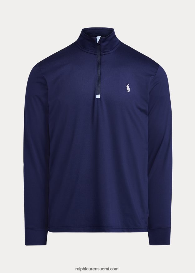 Ralph Lauren miehet suorituskykyinen jersey-neljännesvetoketjupusero 0Z24ZR1012 hienostunut laivasto