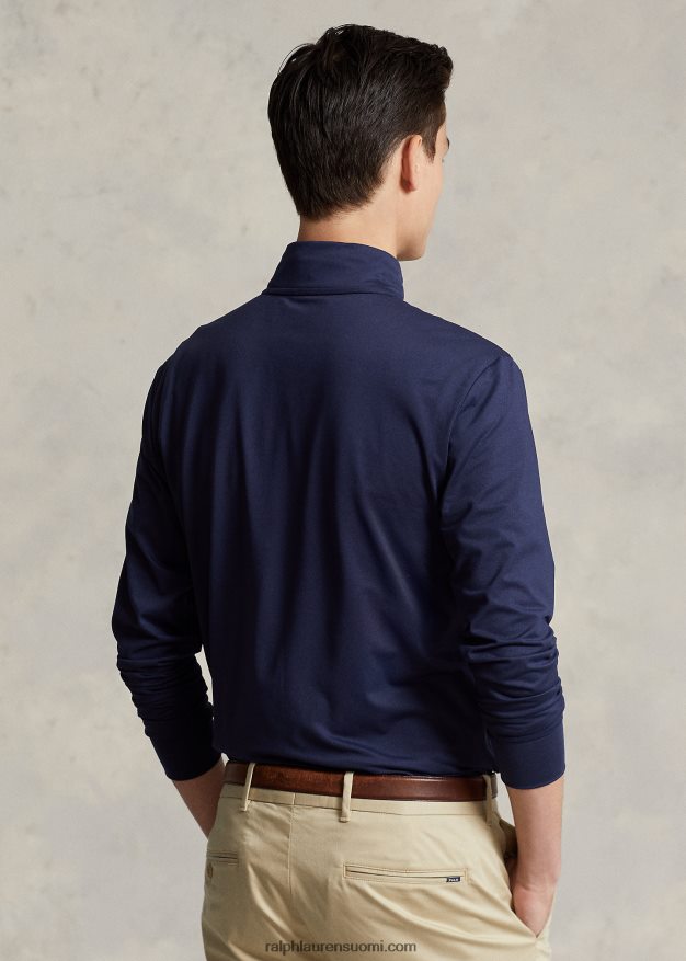 Ralph Lauren miehet suorituskykyinen jersey-neljännesvetoketjupusero 0Z24ZR1012 hienostunut laivasto