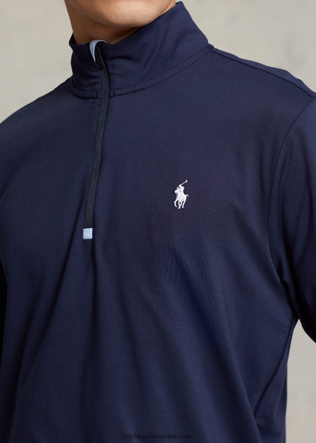 Ralph Lauren miehet suorituskykyinen jersey-neljännesvetoketjupusero 0Z24ZR1012 hienostunut laivasto