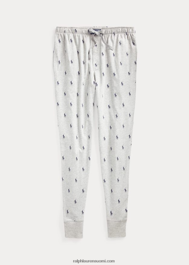 Ralph Lauren miehet allover poni puuvilla nukkua lenkkeilijä 0Z24ZR610 ja yli kanerva/laivasto