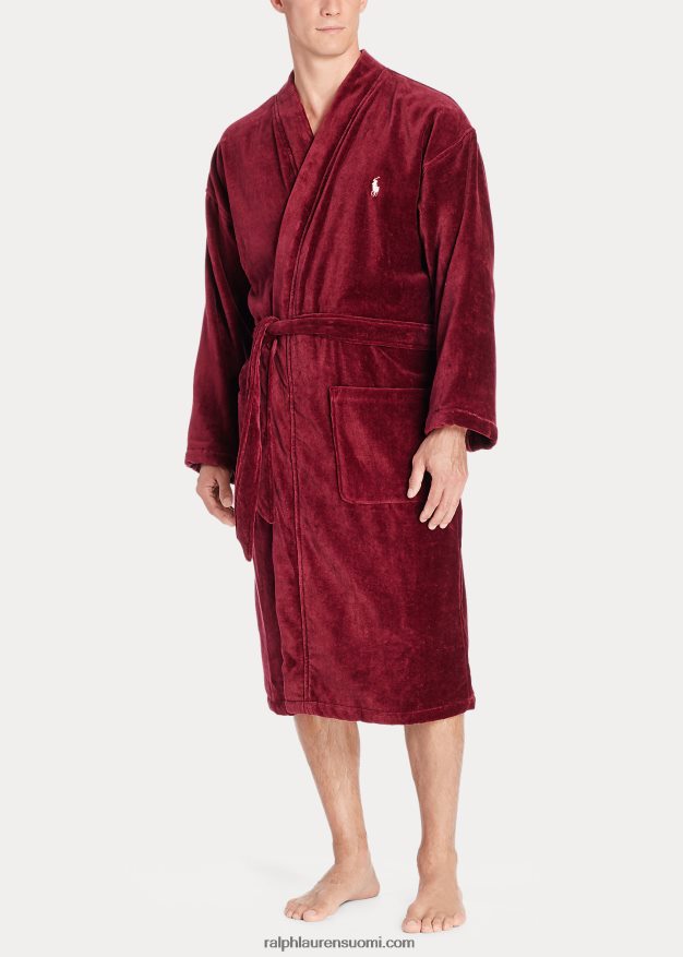 Ralph Lauren miehet frotee viitta 0Z24ZR495 klassinen viini