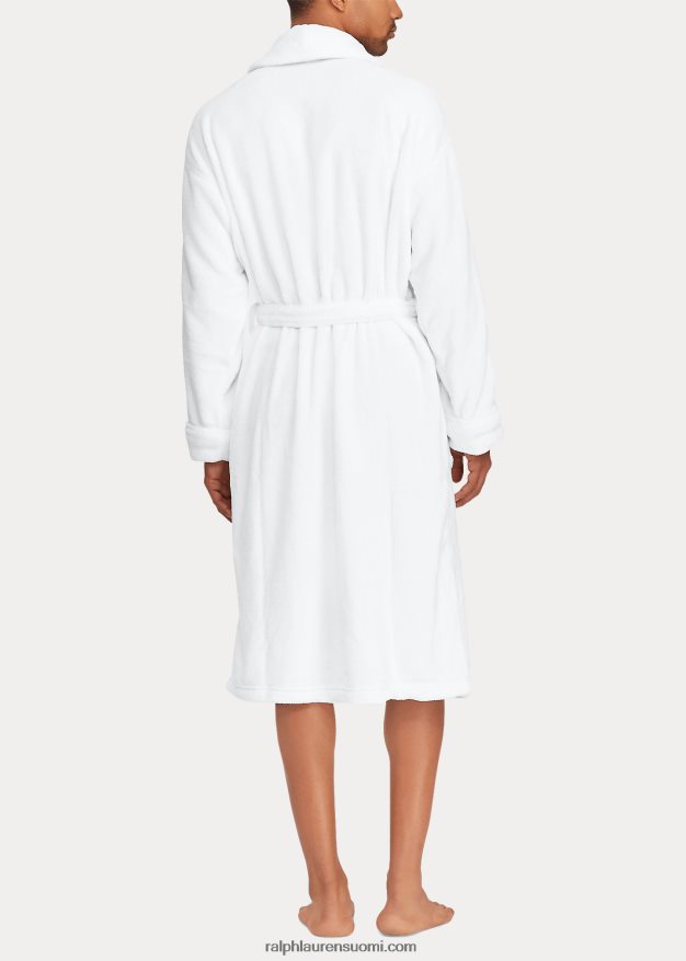 Ralph Lauren miehet iso poni puuvillafrotee viitta 0Z24ZR1559 valkoinen/risteilylaivasto