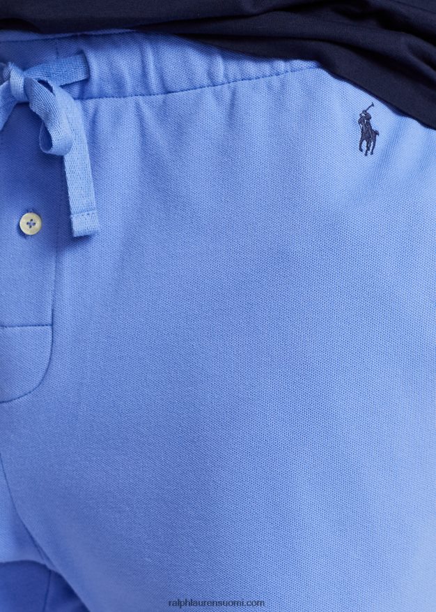 Ralph Lauren miehet neuloa pikee 6 tuuman uni lyhyt 0Z24ZR317 satamasaari sininen/laivasto