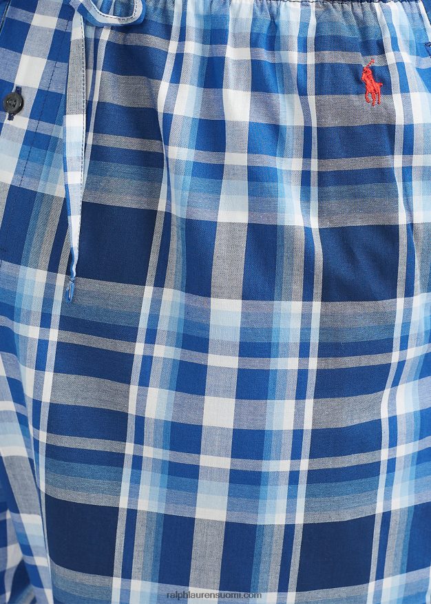 Ralph Lauren miehet ruudullinen pyjama housut 0Z24ZR705 monroe ruudullinen