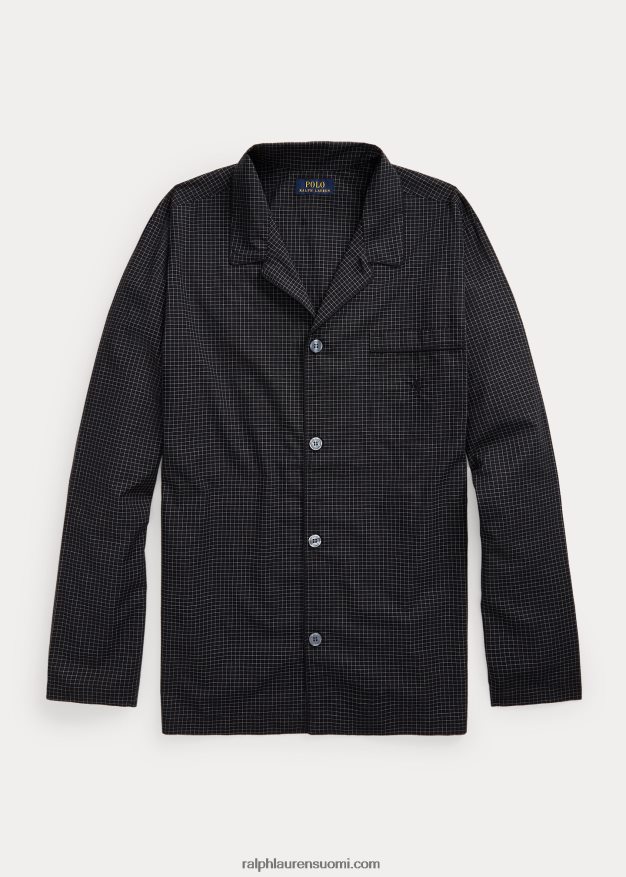 Ralph Lauren miehet ruudullinen pyjaman paita 0Z24ZR687 soho ruudullinen