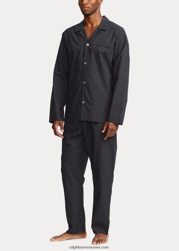 Ralph Lauren miehet ruudullinen pyjaman paita 0Z24ZR687 soho ruudullinen