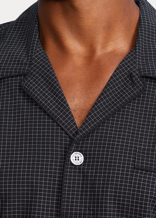 Ralph Lauren miehet ruudullinen pyjaman paita 0Z24ZR687 soho ruudullinen