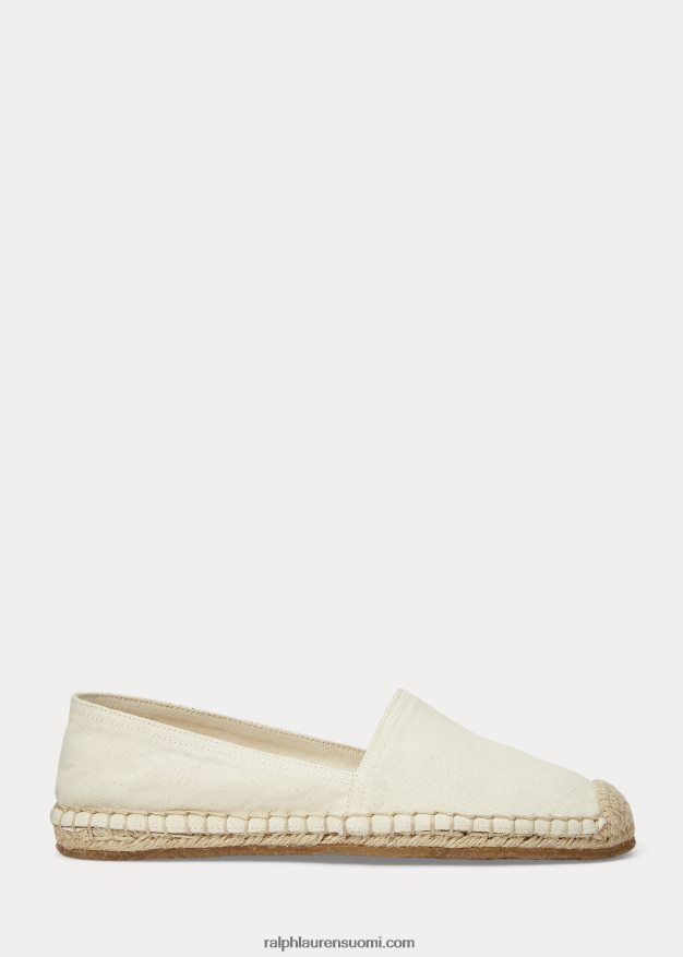 Ralph Lauren naiset canvas espadrille 0Z24ZR4985 greige