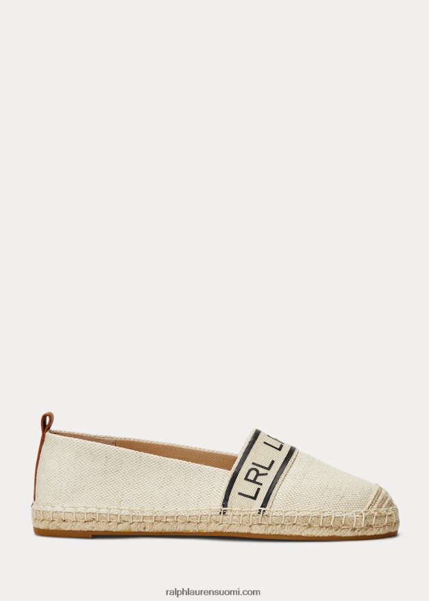Ralph Lauren naiset caylee iii canvas espadrille 0Z24ZR5060 luonnollinen/ekru
