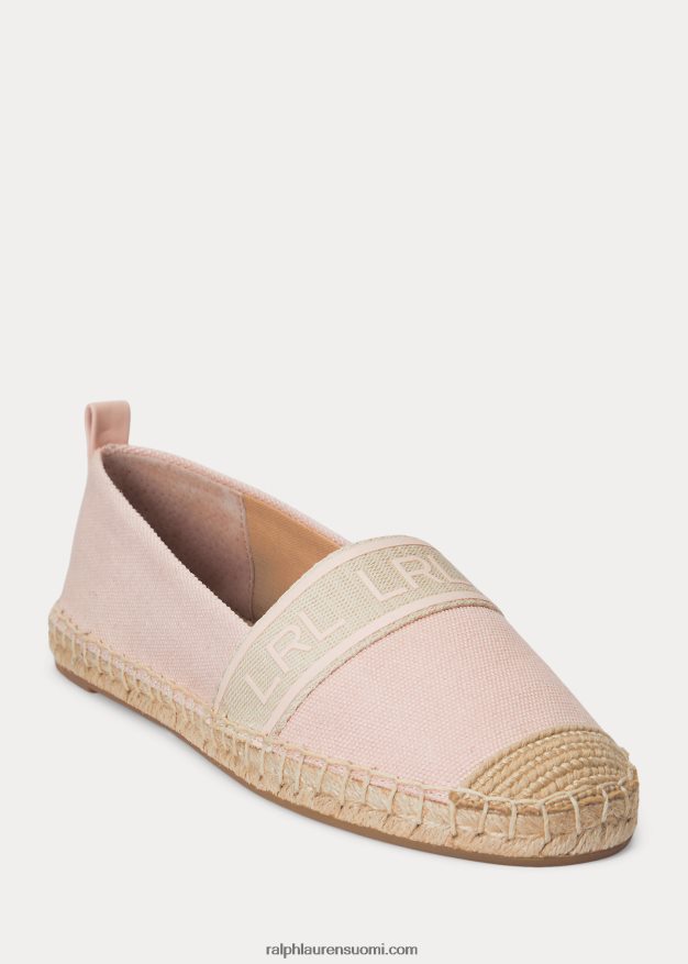 Ralph Lauren naiset caylee iii canvas espadrille 0Z24ZR5061 vaalea pinkki