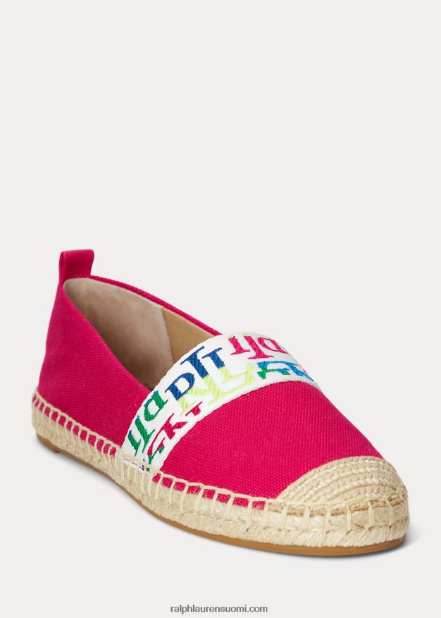 Ralph Lauren naiset caylee iv canvas espadrille 0Z24ZR5064 urheilu pinkki/multi