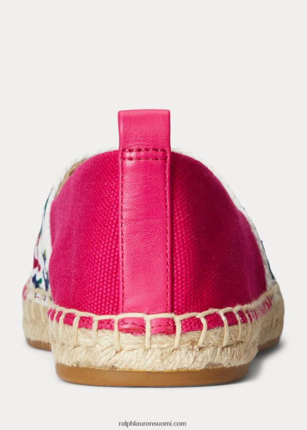 Ralph Lauren naiset caylee iv canvas espadrille 0Z24ZR5064 urheilu pinkki/multi