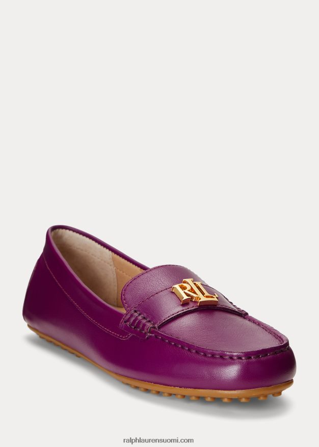 Ralph Lauren naiset barnsbury nappan nahkaajuri 0Z24ZR5076 luumu kaspia