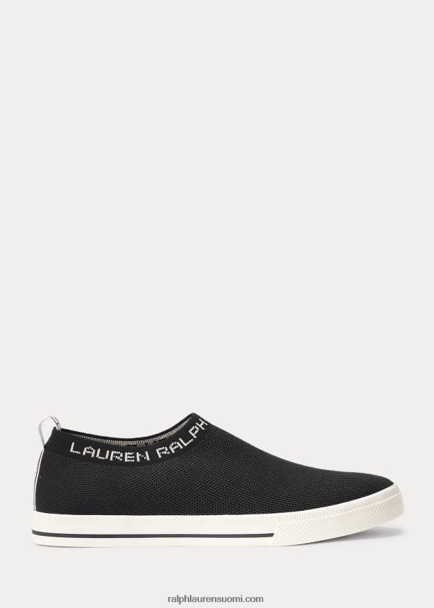 Ralph Lauren naiset jordyn slip-on lenkkarit 0Z24ZR5087 musta