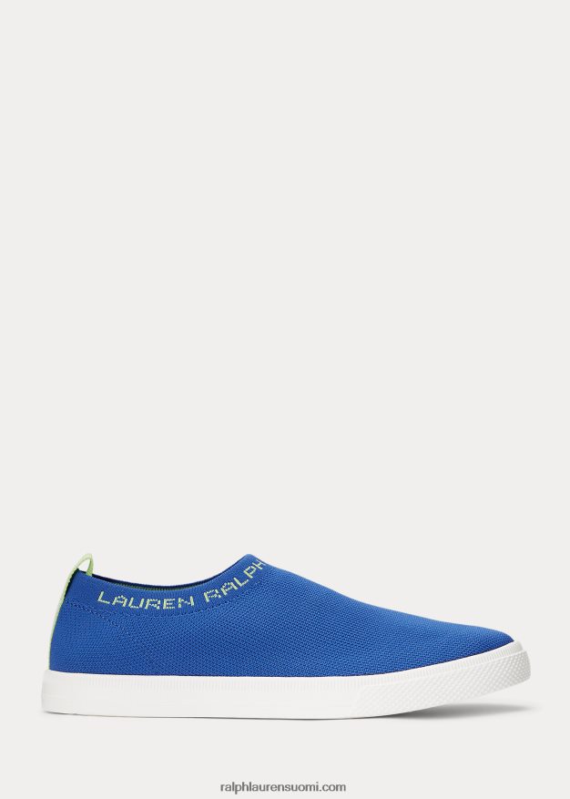 Ralph Lauren naiset jordyn slip-on lenkkarit 0Z24ZR5089 sininen saturn/sähkökalkki