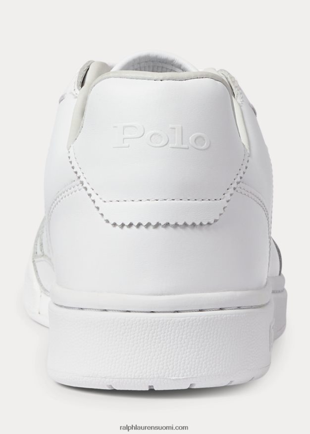 Ralph Lauren naiset kenttänahkainen lenkkari 0Z24ZR9618 valkoinen