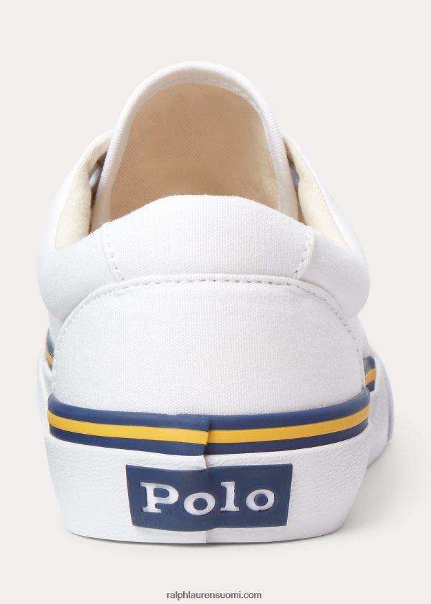 Ralph Lauren naiset logovillakankainen lenkkari 0Z24ZR9621 valkoinen