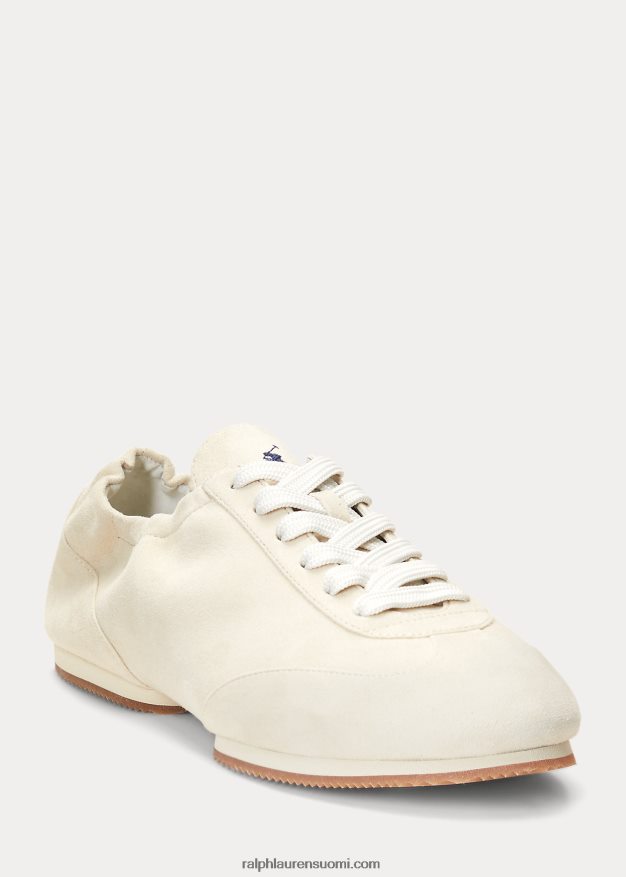 Ralph Lauren naiset mokkanahka poni ballerina lenkkari 0Z24ZR9619 norsunluu