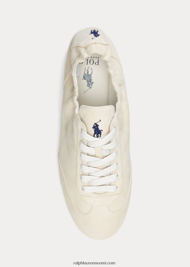 Ralph Lauren naiset mokkanahka poni ballerina lenkkari 0Z24ZR9619 norsunluu