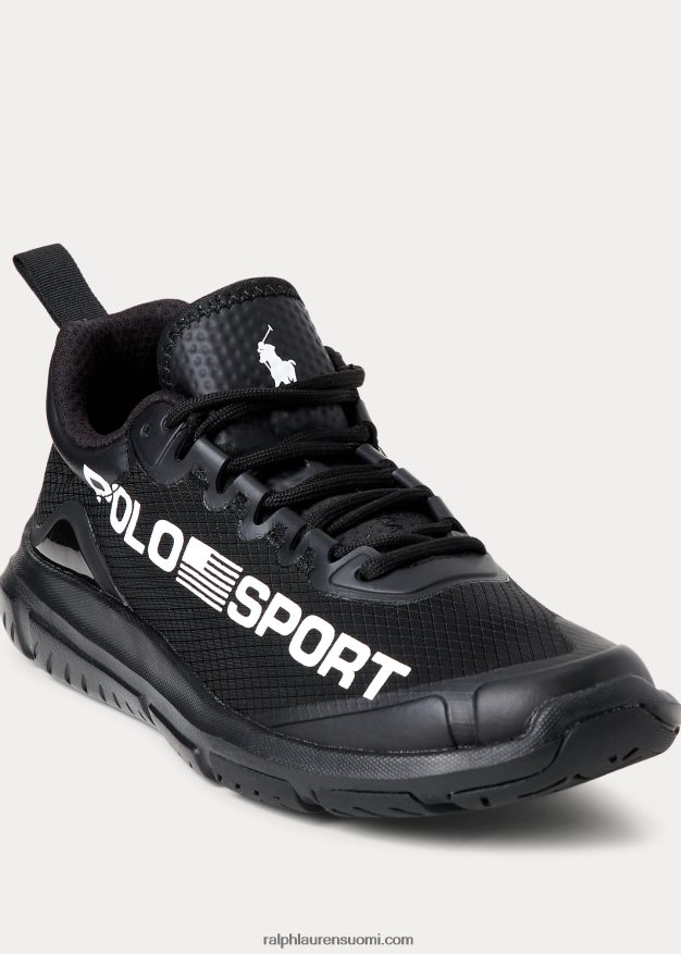 Ralph Lauren naiset polo sport tech kilpalenkkarit 0Z24ZR5115 musta valkoinen