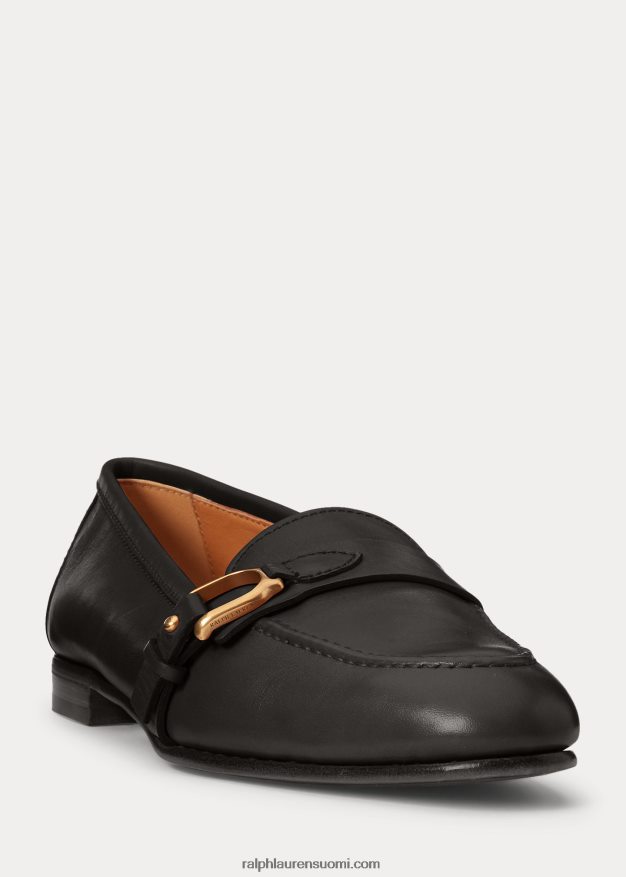 Ralph Lauren naiset audrey welington vasikanahkainen leipää 0Z24ZR9677 musta