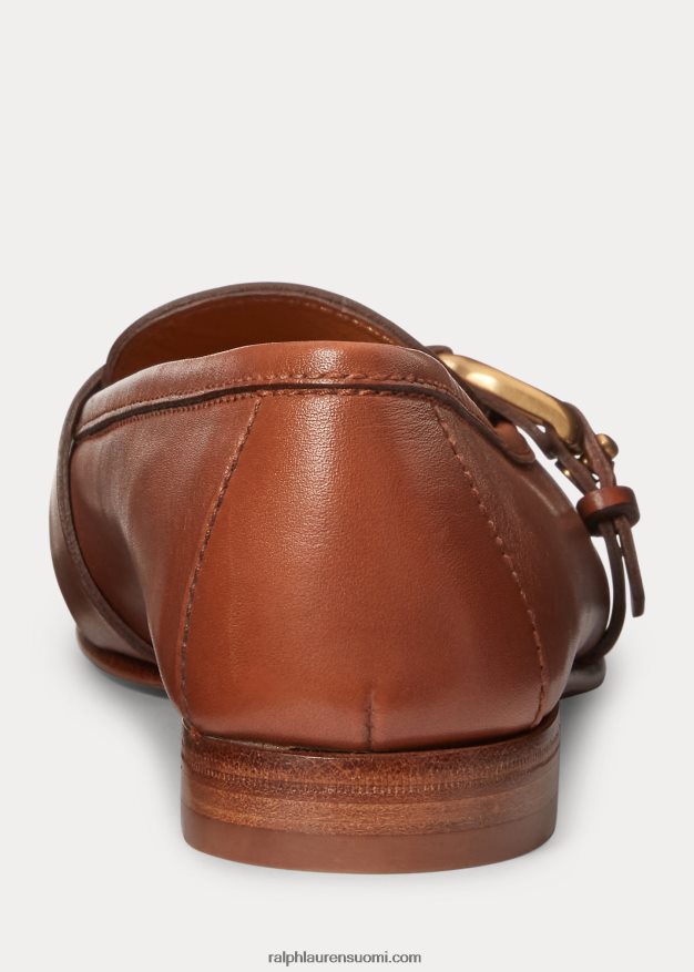 Ralph Lauren naiset audrey welington vasikanahkainen leipää 0Z24ZR9682 rl kultaa