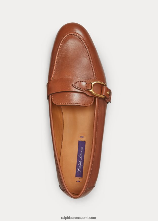 Ralph Lauren naiset audrey welington vasikanahkainen leipää 0Z24ZR9682 rl kultaa